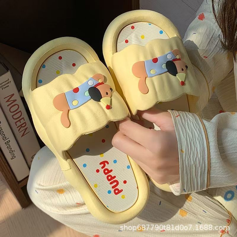 Women'S Shoes Temu - Cartoon Hot Dog Slippers for Women