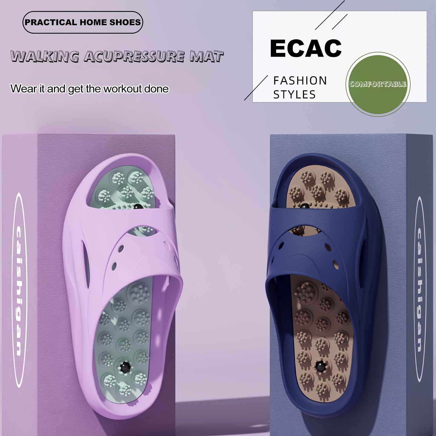 Women Men EVA Massage Slippers - огляд і ціна Women'S Shoes Temu