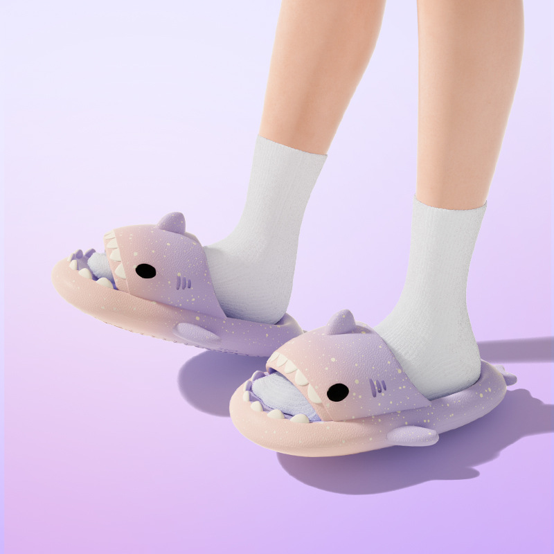 Cute Cartoon Shark Slippers Fo - огляд і ціна Women'S Shoes Temu