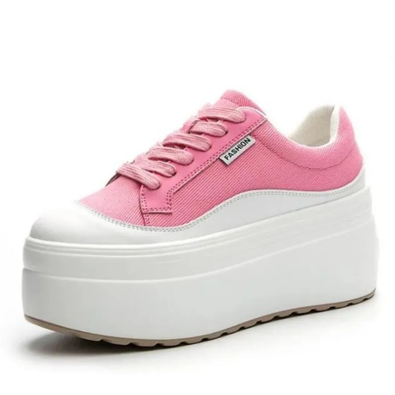 8cm New Canvas Genuine Leather - огляд і ціна Women'S Shoes Com