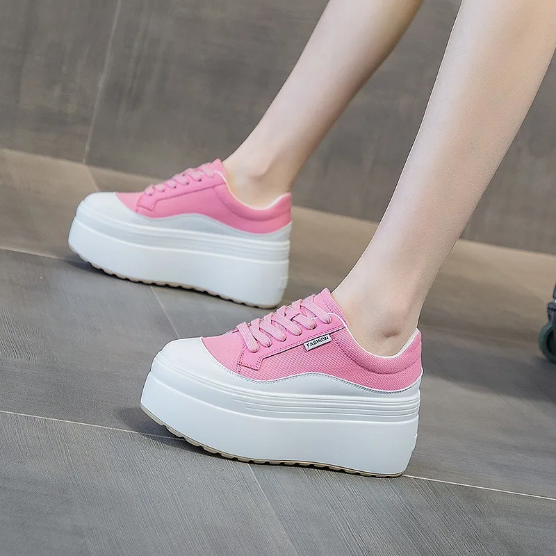 8cm New Canvas Genuine Leather - огляд і ціна Women'S Shoes Com