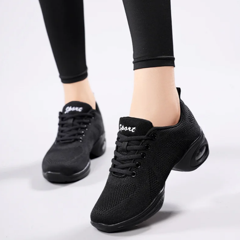 Women's Black Mesh Dance Sneak - огляд і ціна Women'S Zumba Shoes