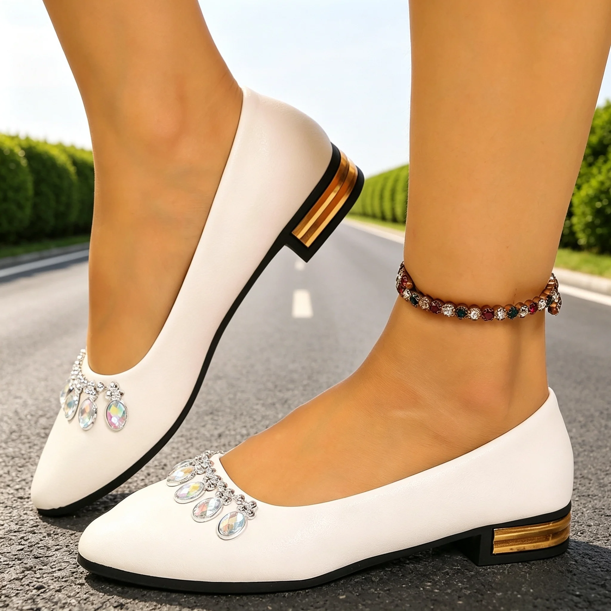 Women Flats Pointed Toe Ballet - огляд і ціна Women'S Shoes Com