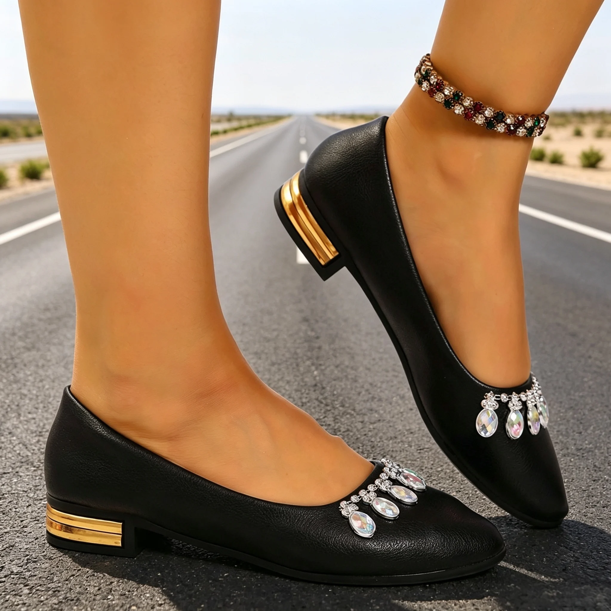 Women Flats Pointed Toe Ballet - огляд і ціна Women'S Shoes Com