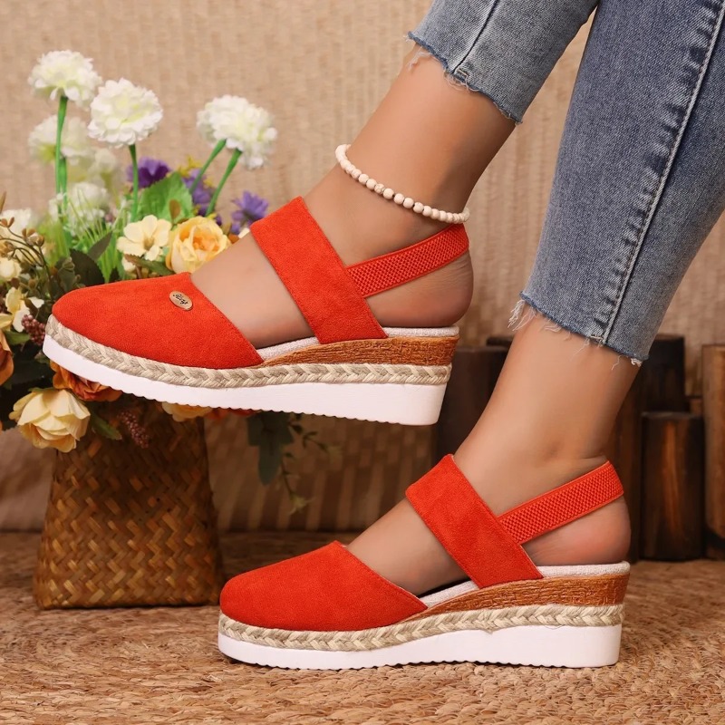 Women Closed Toe Wedge Sandals - огляд і ціна Espadrille Wedge Shoes