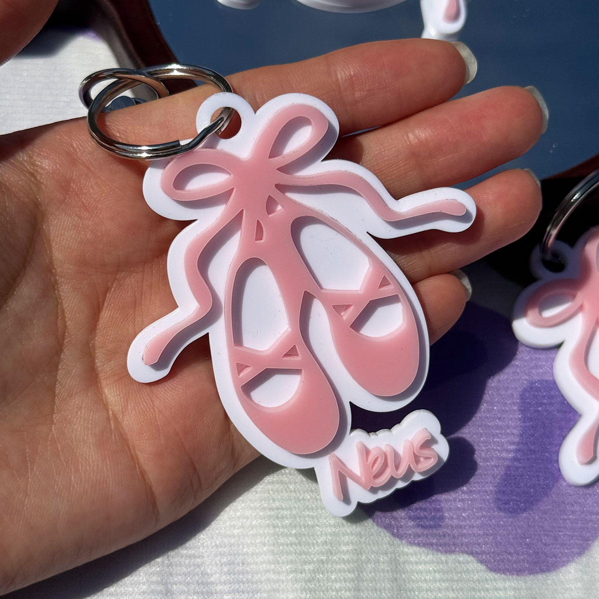 Custom Name Acrylic Keychain P - огляд і ціна Women Shoes Name