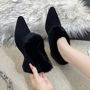 Platform Fleece-Lined Pointed  - огляд і ціна Women'S Shoes For Fall
