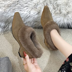 Platform Fleece-Lined Pointed  - огляд і ціна Women'S Shoes For Fall