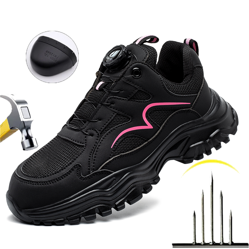 Women Work Shoes Steel Toe Sho - огляд і ціна Mesh Sneaker Women