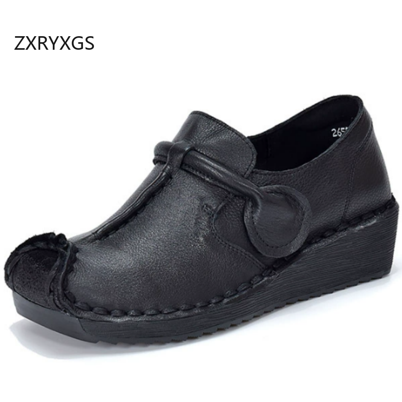 ZXRYXGS Classic Retro Top Laye - огляд і ціна Women Shoes Size 4 In Cm