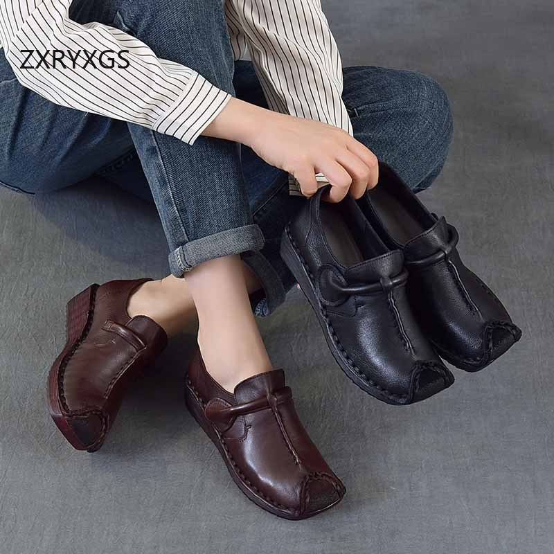 ZXRYXGS Classic Retro Top Laye - огляд і ціна Women Shoes Size 4 In Cm