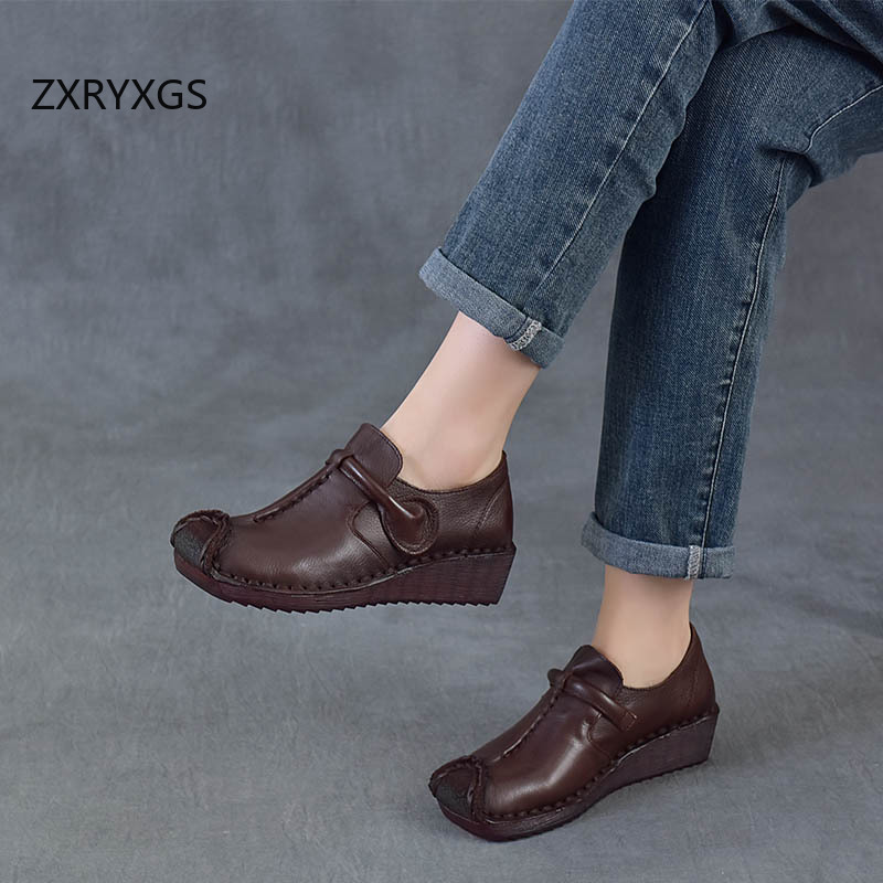 ZXRYXGS Classic Retro Top Laye - огляд і ціна Women Shoes Size 4 In Cm